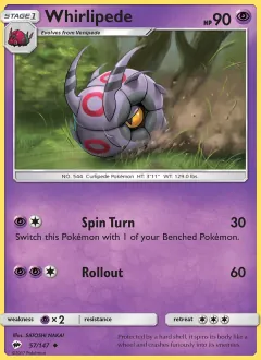 Whirlipede, Burning Shadows 57/147