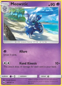 Meowstic, Burning Shadows 60/147