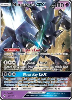 Necrozma GX, Burning Shadows 63/147