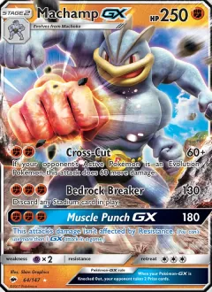 Machamp GX, Burning Shadows 64/147