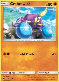 Crabrawler, Burning Shadows 73/147