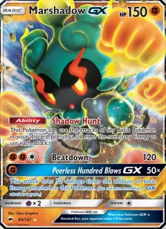 Marshadow GX, Burning Shadows 80/147