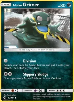 Alolan Grimer, Burning Shadows 83/147