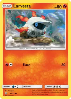 Larvesta, Shining Legends 12/73