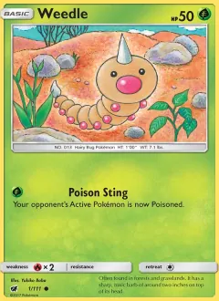 Weedle, Crimson Invasion 1/111