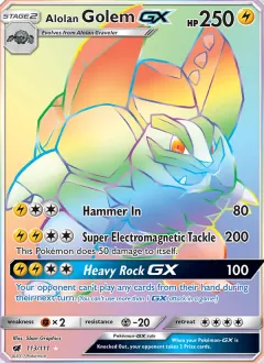 Alolan Golem GX, Crimson Invasion 113/111