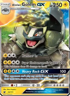 Alolan Golem GX, Crimson Invasion 34/111