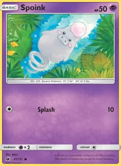 Spoink, Crimson Invasion 41/111