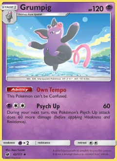 Grumpig, Crimson Invasion 42/111