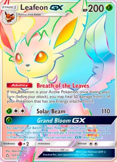 Leafeon GX, Ultra Prism 157/156