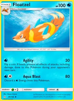 Floatzel, Ultra Prism 36/156