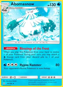 Abomasnow, Ultra Prism 38/156
