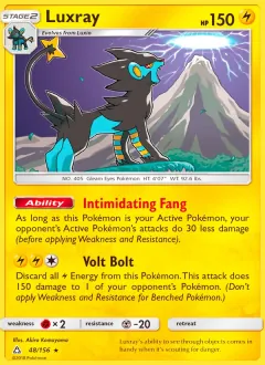 Luxray, Ultra Prism 48/156