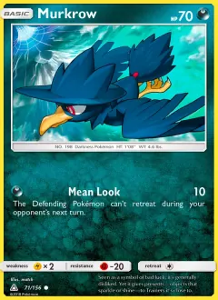 Murkrow, Ultra Prism 71/156