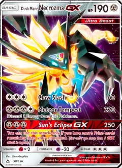 Dusk Mane Necrozma GX, Ultra Prism 90/156