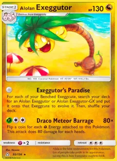 Alolan Exeggutor, Ultra Prism 95/156