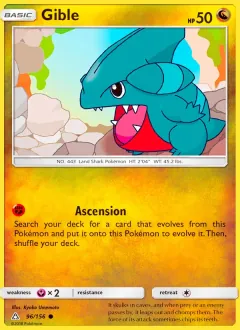 Gible, Ultra Prism 96/156