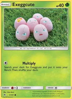 Exeggcute, Forbidden Light 1/131