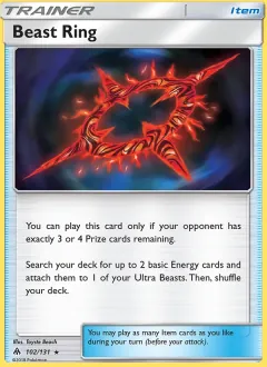 Beast Ring, Forbidden Light 102/131