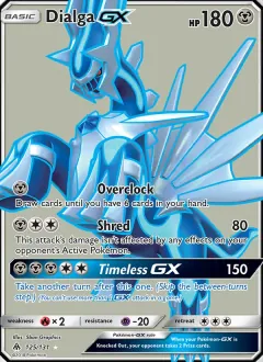 Dialga GX, Forbidden Light 125/131