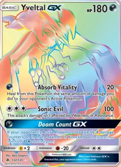 Yveltal GX, Forbidden Light 137/131