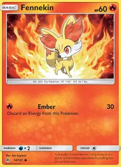 Fennekin, Forbidden Light 14/131