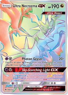 Ultra Necrozma GX, Forbidden Light 140/131