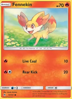 Fennekin, Forbidden Light 15/131