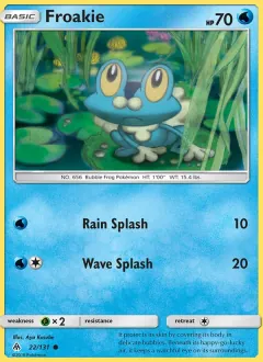 Froakie, Forbidden Light 22/131