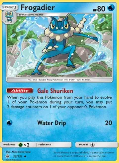 Frogadier, Forbidden Light 23/131