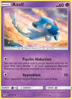 Azelf, Forbidden Light 43/131