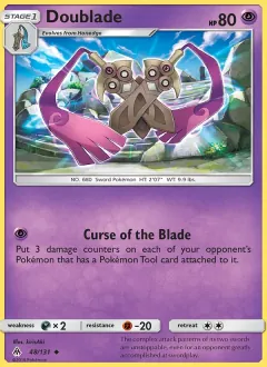 Doublade, Forbidden Light 48/131