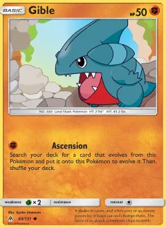 Gible, Forbidden Light 60/131