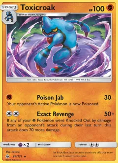 Toxicroak, Forbidden Light 64/131