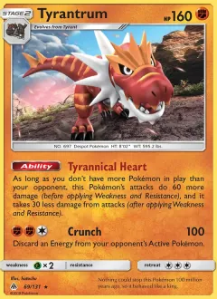 Tyrantrum, Forbidden Light 69/131