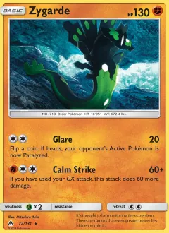 Zygarde, Forbidden Light 72/131