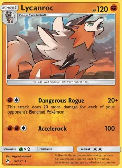 Lycanroc, Forbidden Light 76/131