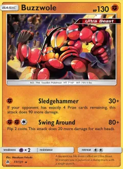 Buzzwole, Forbidden Light 77/131