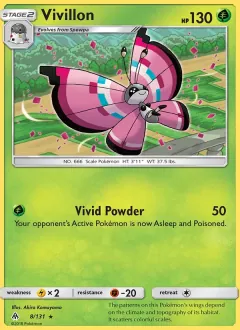 Vivillon, Forbidden Light 8/131