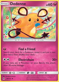 Dedenne, Forbidden Light 88/131