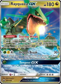 Rayquaza GX, Celestial Storm 109/168