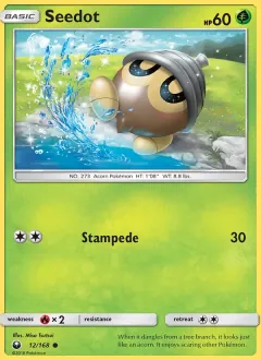 Seedot, Celestial Storm 12/168