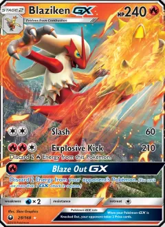 Blaziken GX, Celestial Storm 28/168