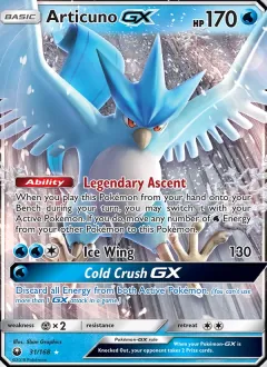 Articuno GX, Celestial Storm 31/168
