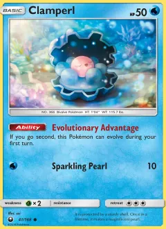 Clamperl, Celestial Storm 41/168