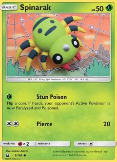 Spinarak, Celestial Storm 5/168
