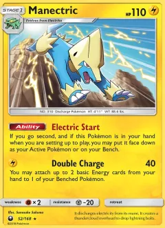 Manectric, Celestial Storm 52/168