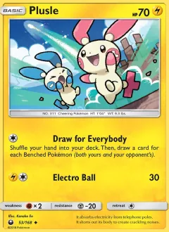 Plusle, Celestial Storm 53/168