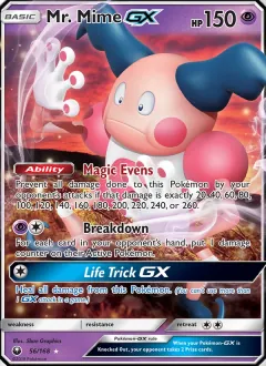 Mr. Mime GX, Celestial Storm 56/168