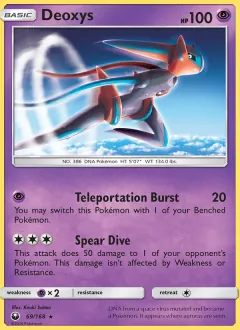 Deoxys, Celestial Storm 69/168